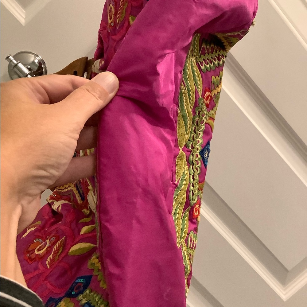 Moyna embroidered boho tote purse from NANTUCKET - Picture 9 of 14
